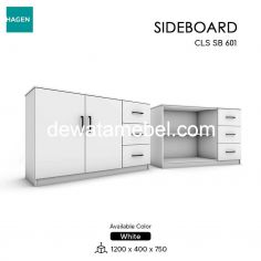 Multipurpose Cabinet  Size 120 - Garvani CLS SB 601 / White 